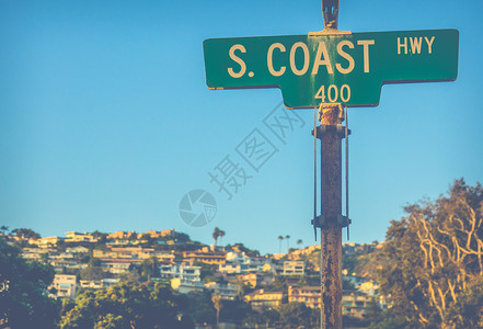 加州著名的南海岸高速公路图片