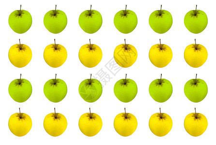 明亮多汁的果苹数绿色黄图片