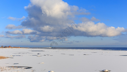 波罗的海沿岸冬季景观图片