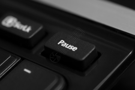 黑计算机键盘关图片