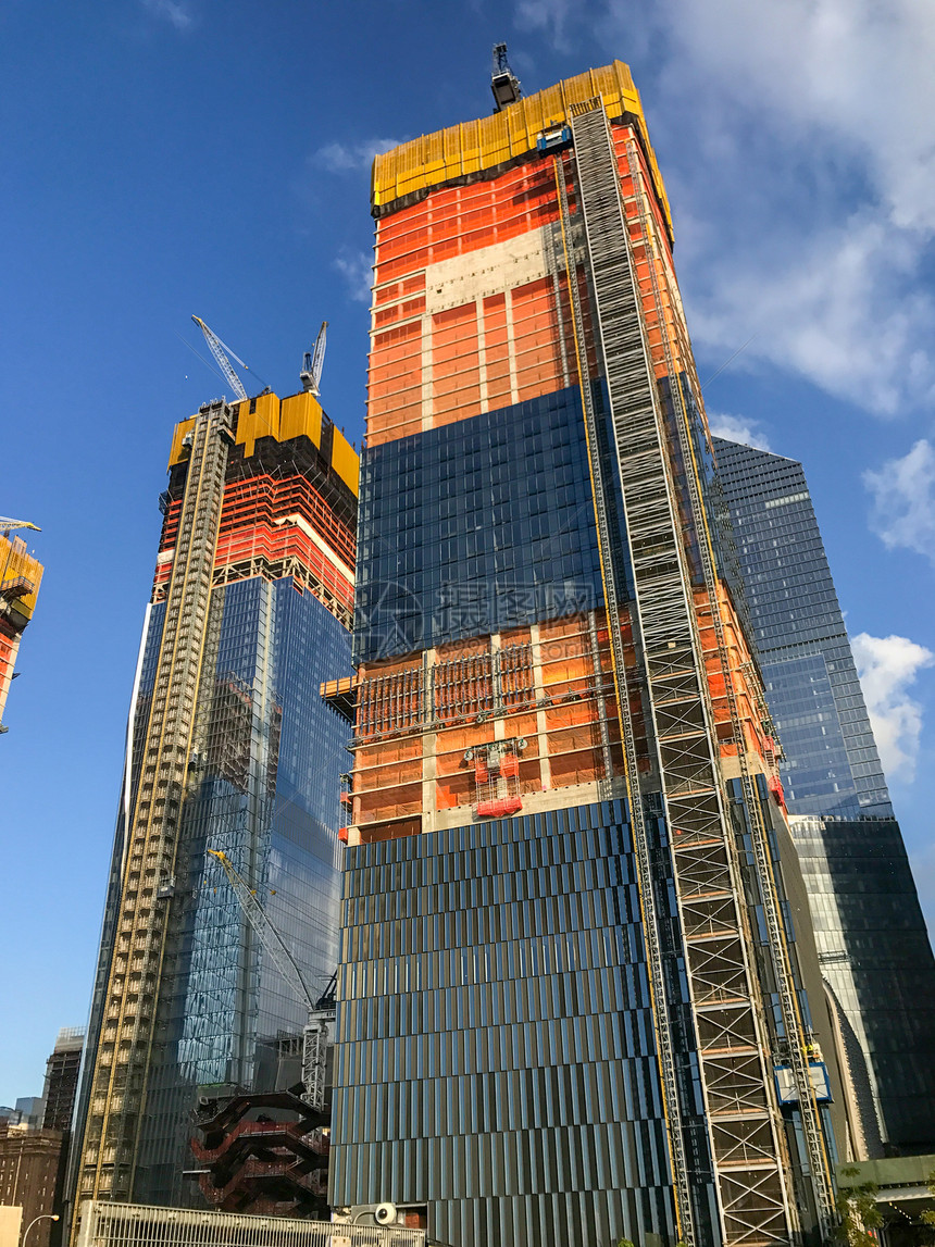 纽约哈德逊场大楼开发的景象图片