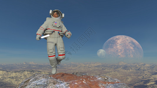 宇航员宇航员的3D图片