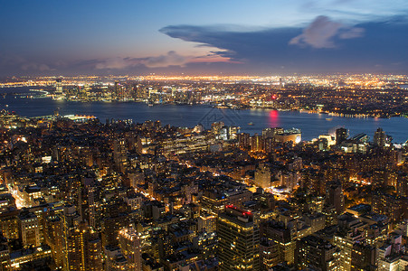 纽约市的建筑和天线纽约图片