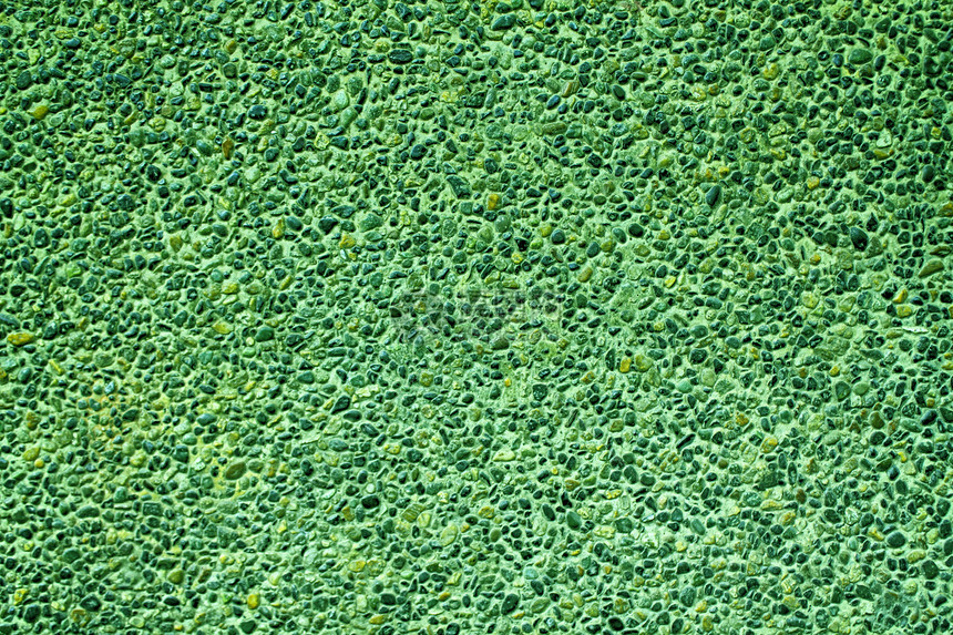 绿色石头纹理地板粗糙的灰色岩石背景图片