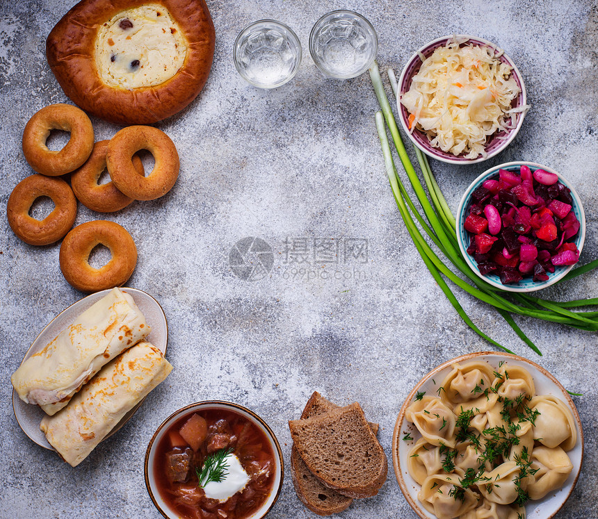 传统俄罗斯食品图片