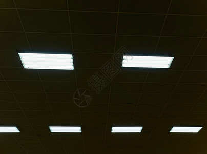 低压汞蒸气体放电灯工业照明面板办公室或工业建筑天花图片