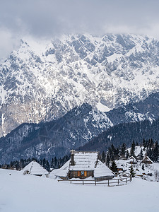 斯洛文尼亚冬季VelikaPlanti图片