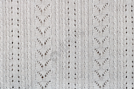 女毛衣用白棉线编织图片