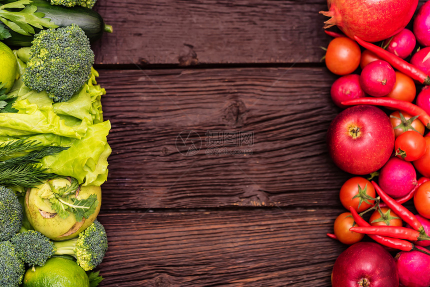 健康饮食物节食和素食概念图片