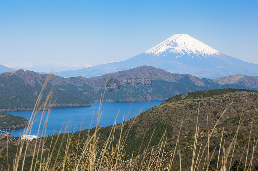 Ashi湖和Fuji图片