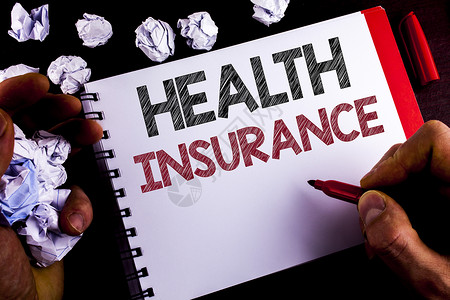 展示健康保险信息覆盖医疗保健提供者的商业照片图片