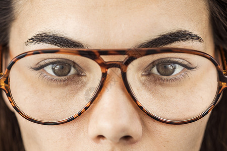 女眼睛用眼镜贴图片