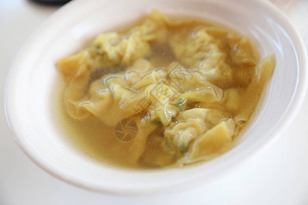 虾饺汤菜图片