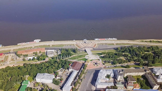 俄罗斯NizhnyNovgorod克里姆林宫和Cchkalo图片