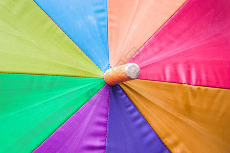 色彩多的伞状图片