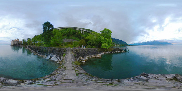 奇隆城堡日内瓦湖沿岸中世纪堡垒36图片