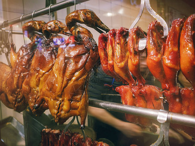 烤鸭食品展示会餐厅街头食品亚洲旅图片