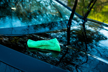 海绵洗车交通自助服务护理图片