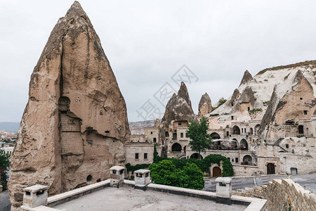 Cappadocia火鸡的美丽建图片