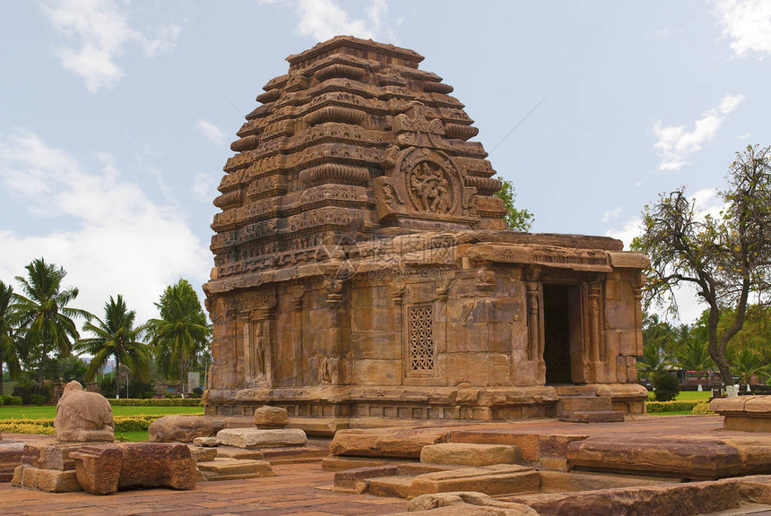Kadadsiddhesvara寺庙Pattadakal寺庙综合体PattadakalKarnataka图片