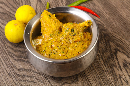 印度传统美食鸡tikka图片