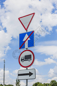 车辆基础设施库存摄影现代道路标志图片