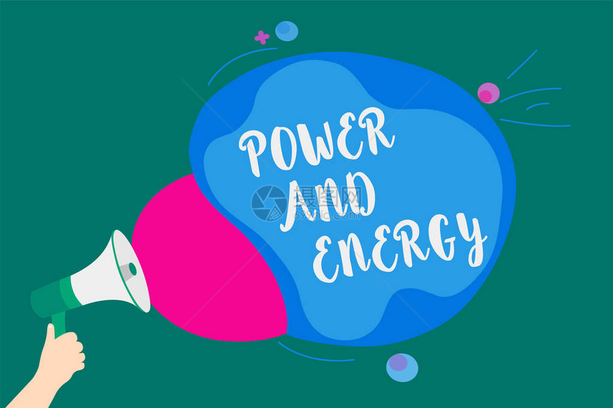 电力和能源分配行业的商业概念EnergiticConvey信息思想演讲人发出警报图片