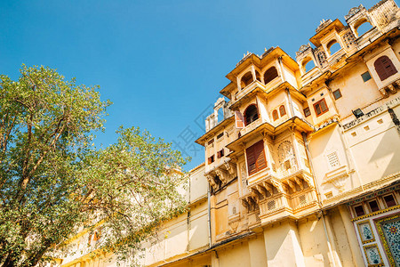 印度Udaipur市宫图片