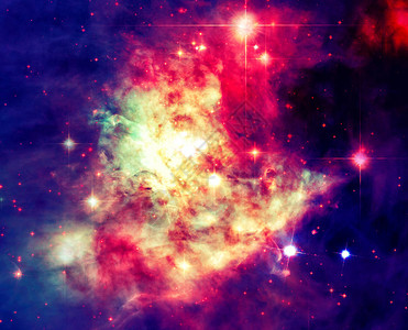 深空星云和恒星由美国航天局提图片
