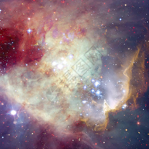 一颗深空中的恒星和银河系这是美国航天局提供图片