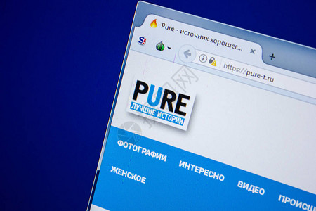 Puret网站主页图片