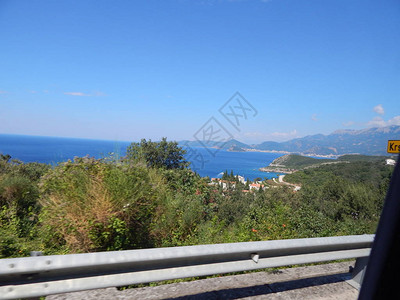 环游黑山亚得里亚海风景背景图片