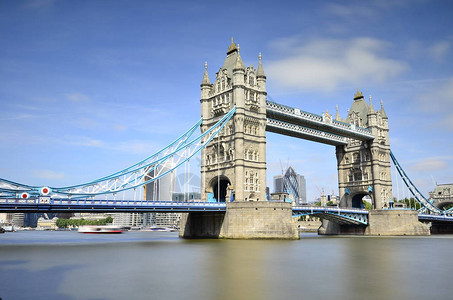 伦敦市塔桥背景图片