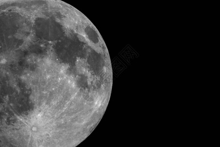 满月时近作物用天文望远镜和复图片
