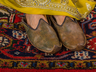 传统历史皮革鞋传统服图片