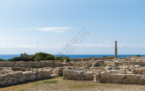 古城遗址塞浦路斯Kourion图片