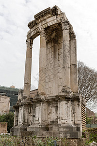 罗马论坛的Vesta寺庙意大利罗图片