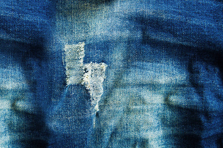 蓝色牛仔裤的质地牛仔布与背景空间图片