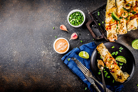 墨西哥拉金美食加拉佩诺和利姆奶图片