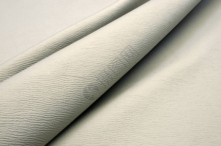 浅灰色粘胶纤维和弹纤维的纹理棉织物图片