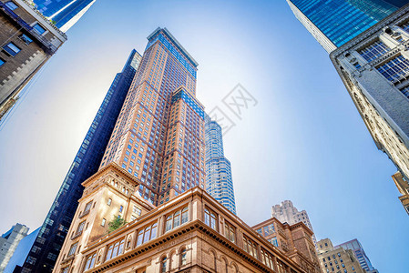美国纽约的摩天大楼图片