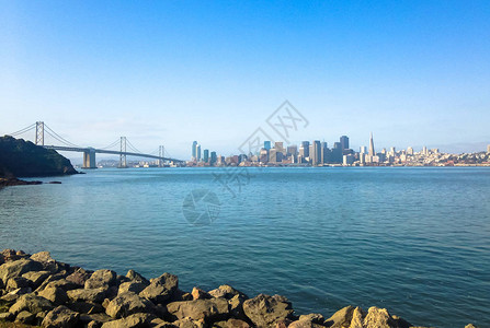 旧金山门大桥全景图片