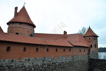 立陶宛特拉凯镇城堡图片