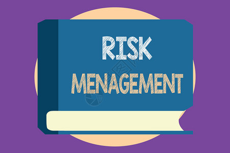 显示风险管理的概念手写展示财务风险或程序问题评图片