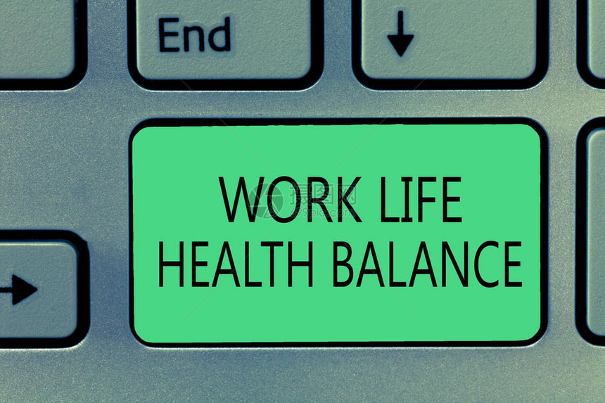 显示工作生活健康平衡的书写笔记展示稳定与和谐以防止烧图片
