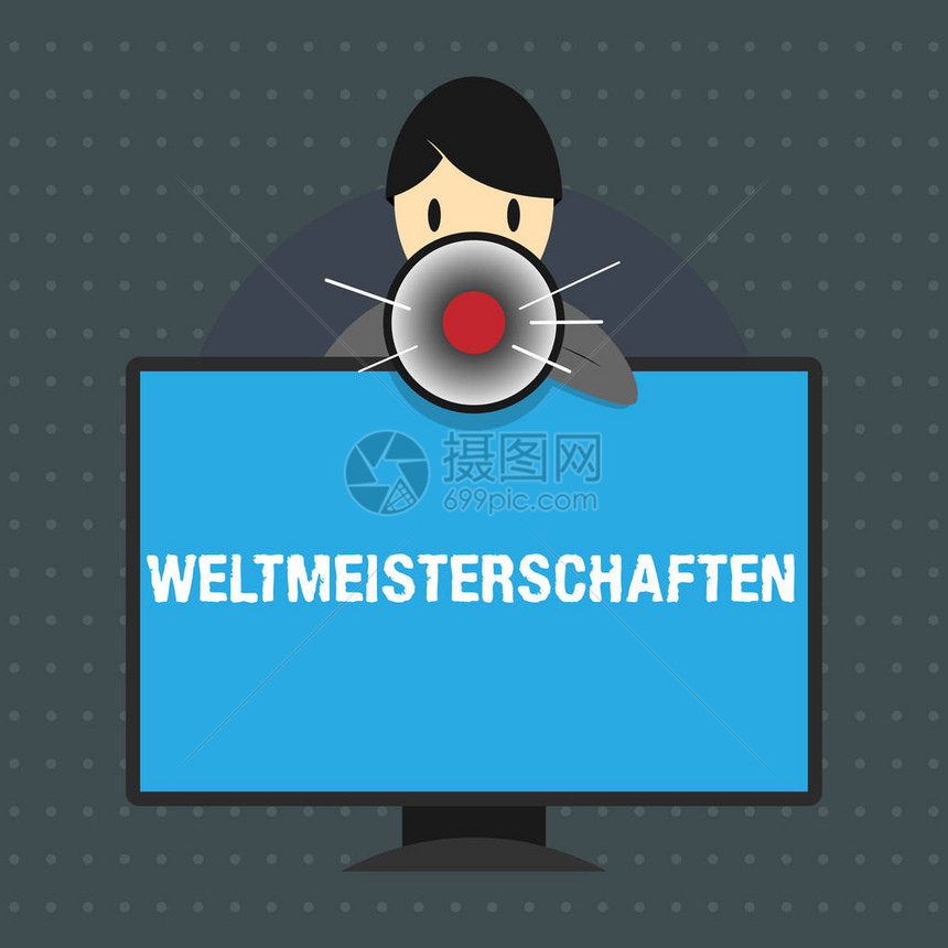 Weltmeisterschaften的文本符号概念摄影世界冠军赛世界体育比赛杯Weltmeistersch图片