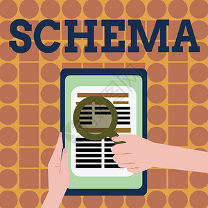 Schema概念意指以大纲或模式形表述计划或理论b图片