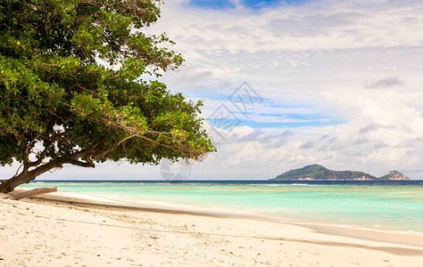 塞舌尔西胡埃特岛的天堂沙滩和图片