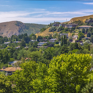 犹他州盐湖城的山房高清图片