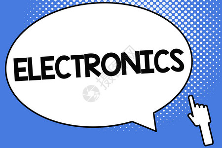 概念手写显示电子展示使用晶体管微芯片数字设备的电路或设图片